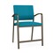 Lesro Newport Wide Hip Chair Metal Frame, Bronze, OH Waterfall Upholstery NP1261 - alternate 1